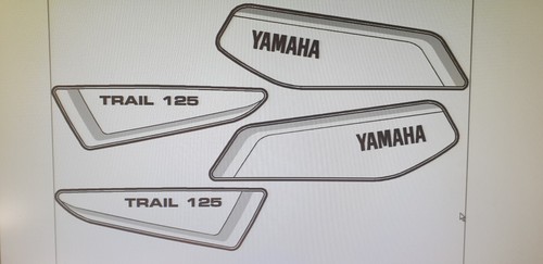 Yamaha dt125 enduro 1982 set - yamaha, 1982,