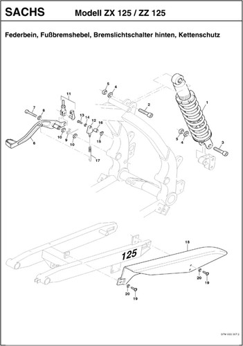 Sfm sachs molla - /, trazione